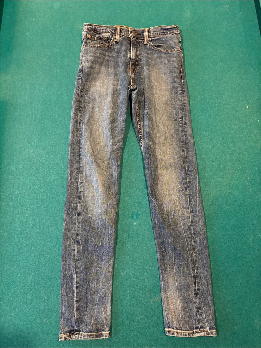 Levi's 512 28x32 Slim Taper Straight Men's Jeans in Faded Blue